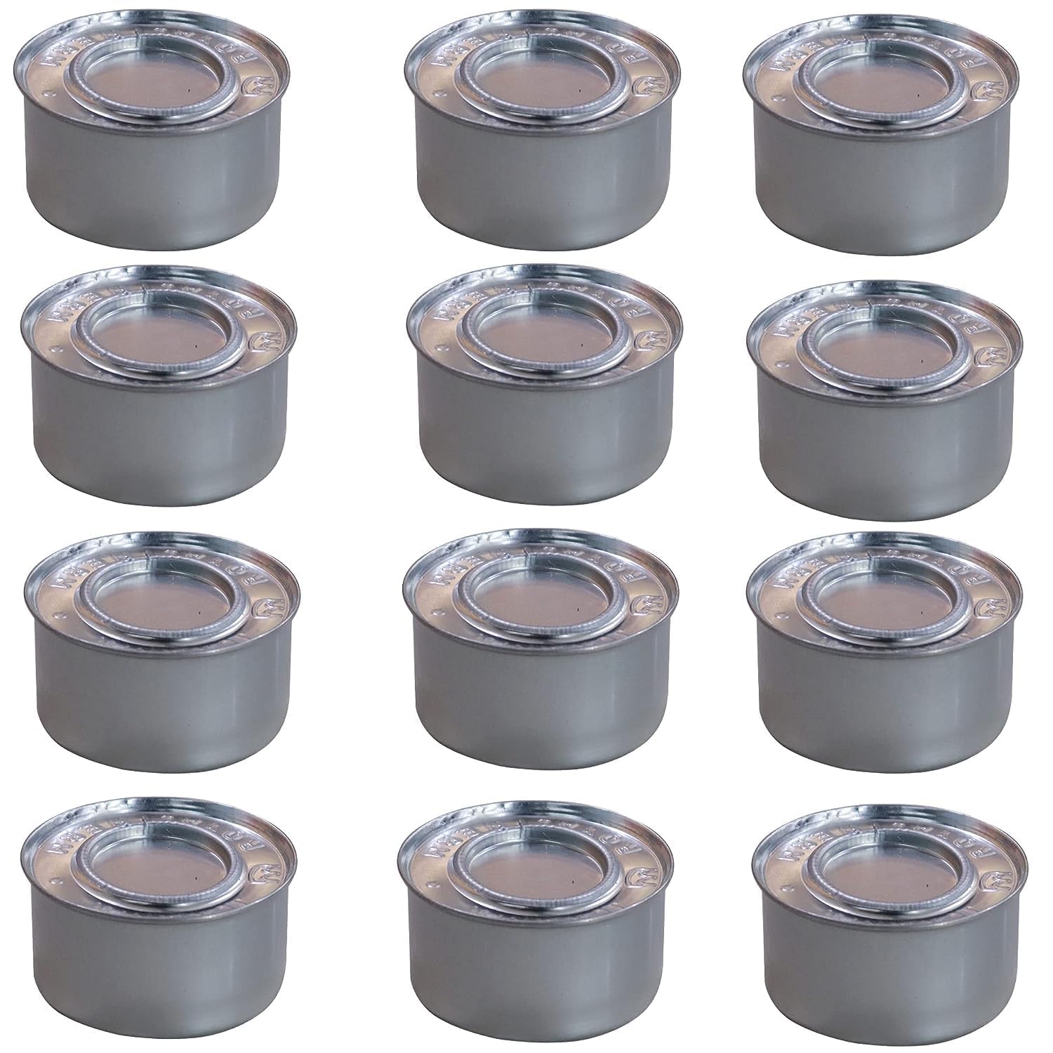 KRUM Wax/Fuel For Chafing Dish Ethanol No Smoke Caterer Dish Warmer Gel | Buffet Heat Burners With Gel Technology For Outing, Picnic, Party, Hotel Cafe Food Upto 4 Hour Per Can Pack of 12 Cans