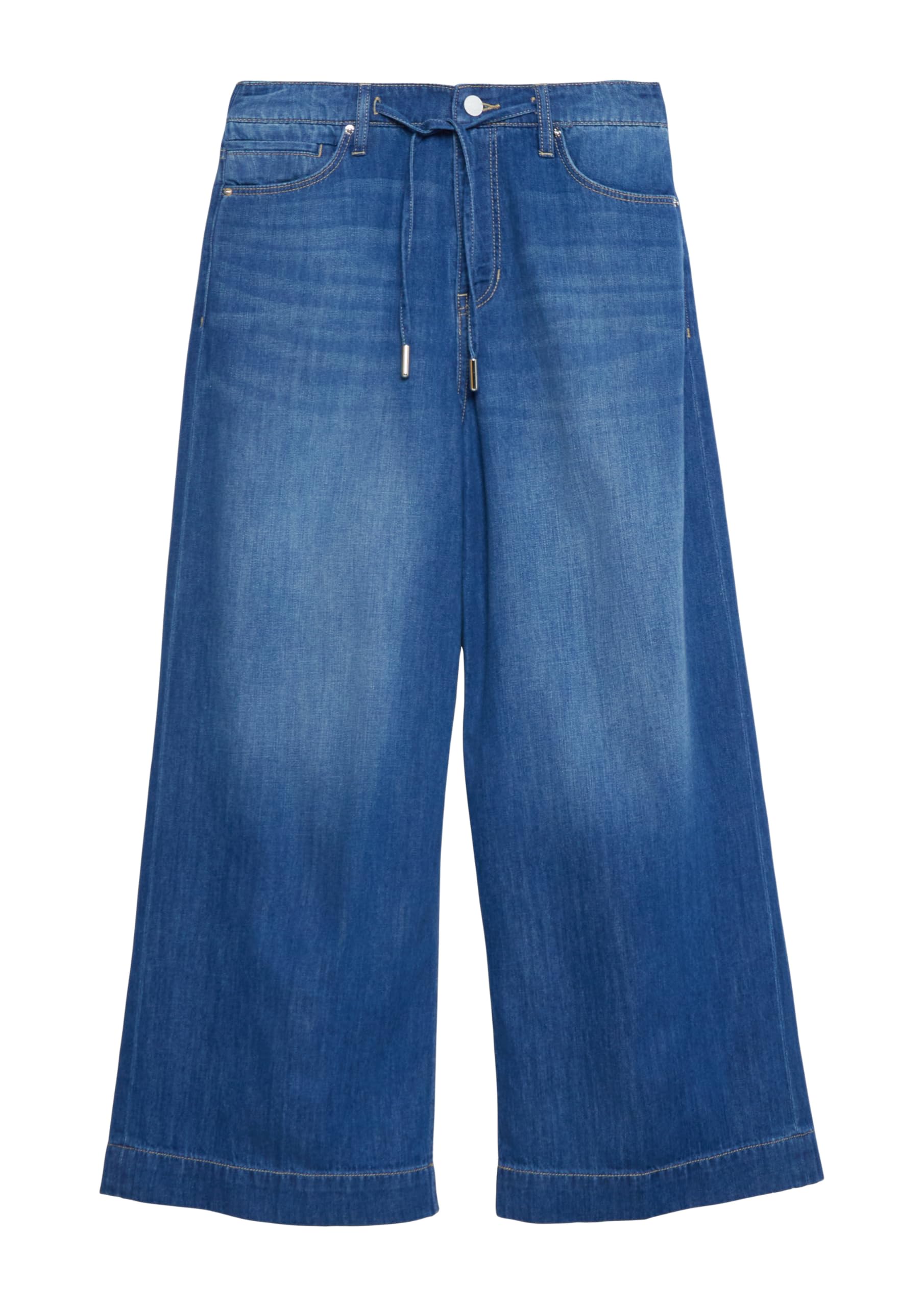 s.Oliver Damen Culotte-Jeans – High Rise, Wide Leg, 5-Pocket