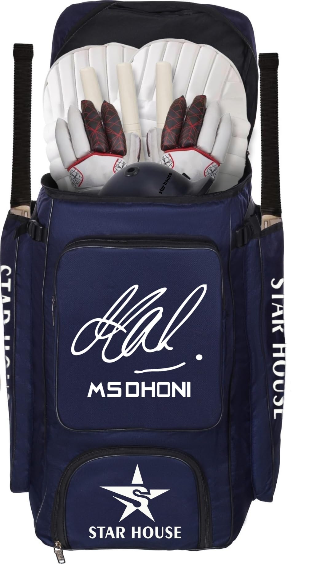 New Cricket Kit Bag with Special Bat Holder On The Side, Duffle Kit Bag, Backpack, Full Size with Shoulder Straps and Handle for Player-picture-27