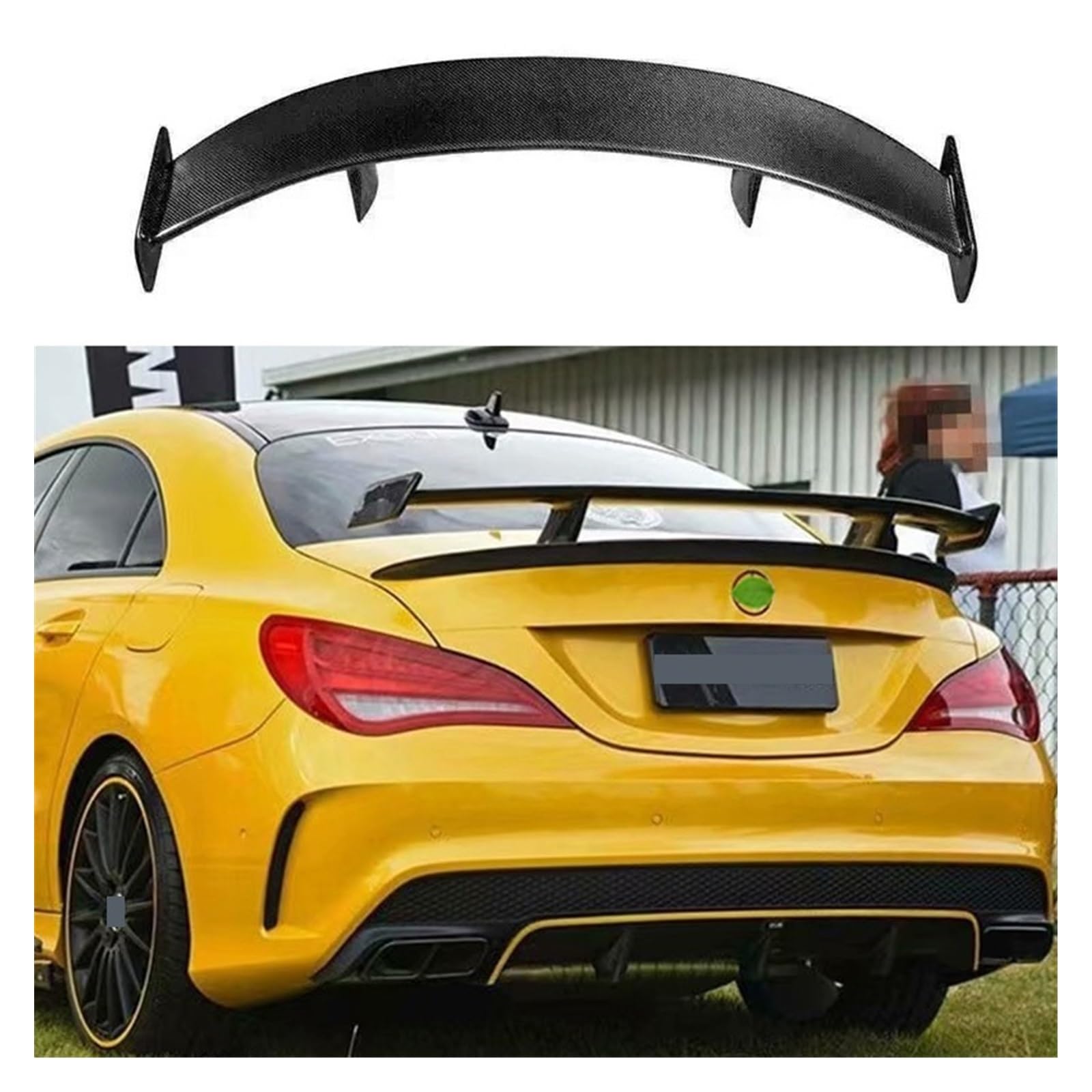 Car Rear Wing Lip Trunk Spoiler C118 For Mercedes Benz CLA Class W118 2019-2020 CLA250 CLA200 - View #5