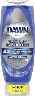 Dawn Platinum Dish Soap, EZ-Squeeze Bottle Dishwashing Liquid, Refreshing Rain Scent, 535 ml
