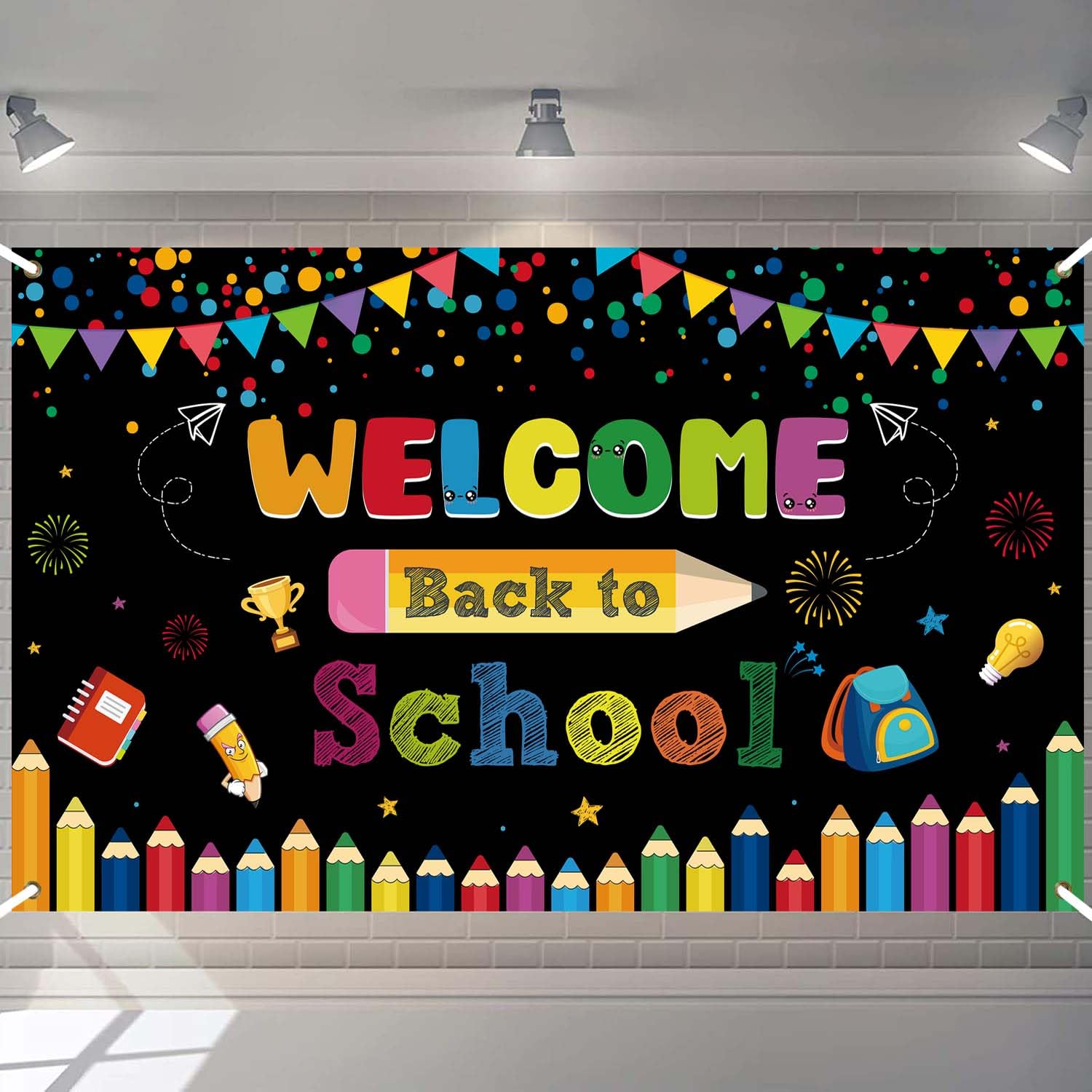 Photo 1 of Paxumo Back to School Banner - Large 70 x 43 Inch