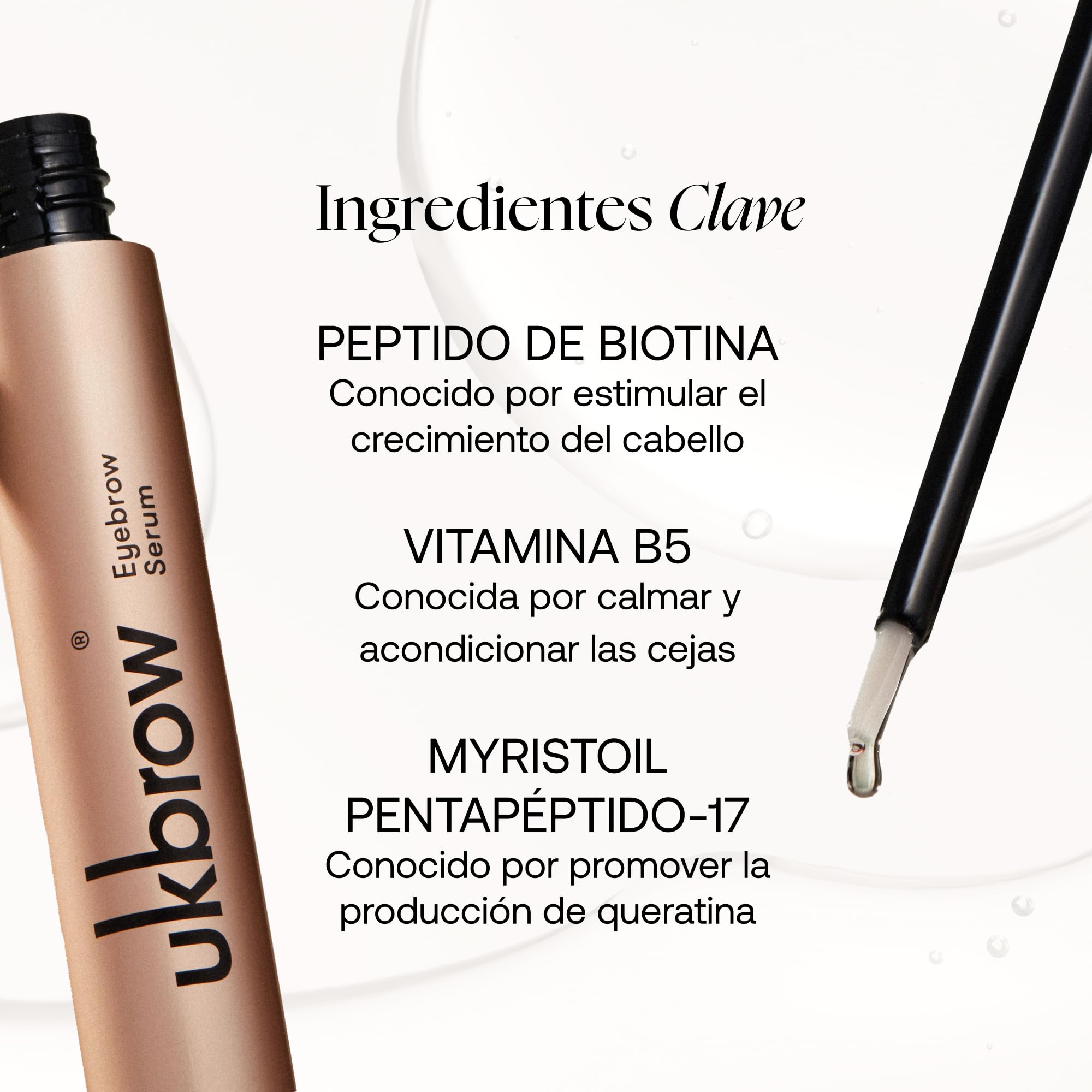 Ukbrow Serum Cejas 3ML - Sérum Potenciador del Crecimiento y Densidad de las Cejas, de UKLASH