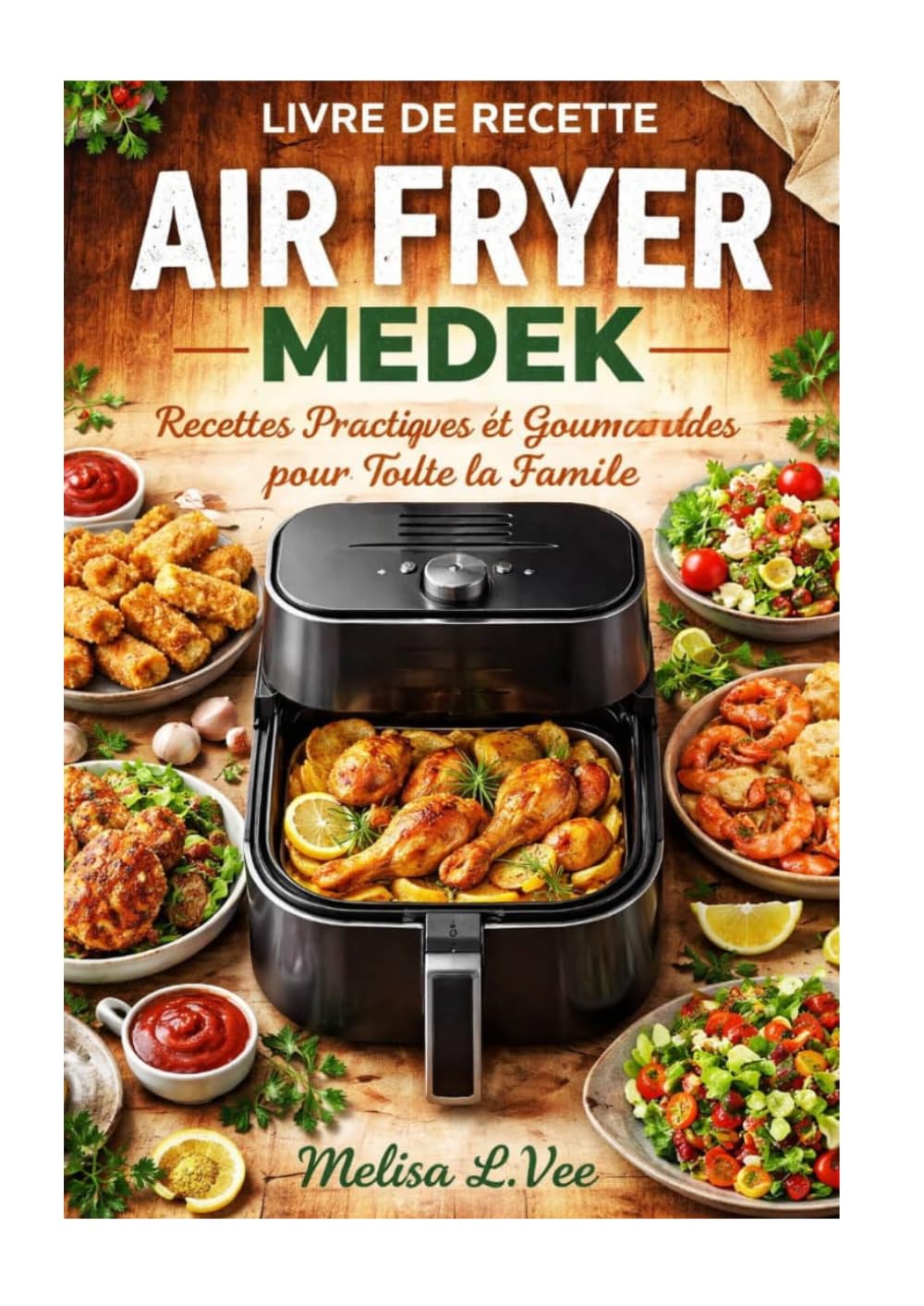 LIVRE DE RECETTE AIR FRYER MEDEK: Recettes Pratiques et Gourmandes pour Toute la Famille