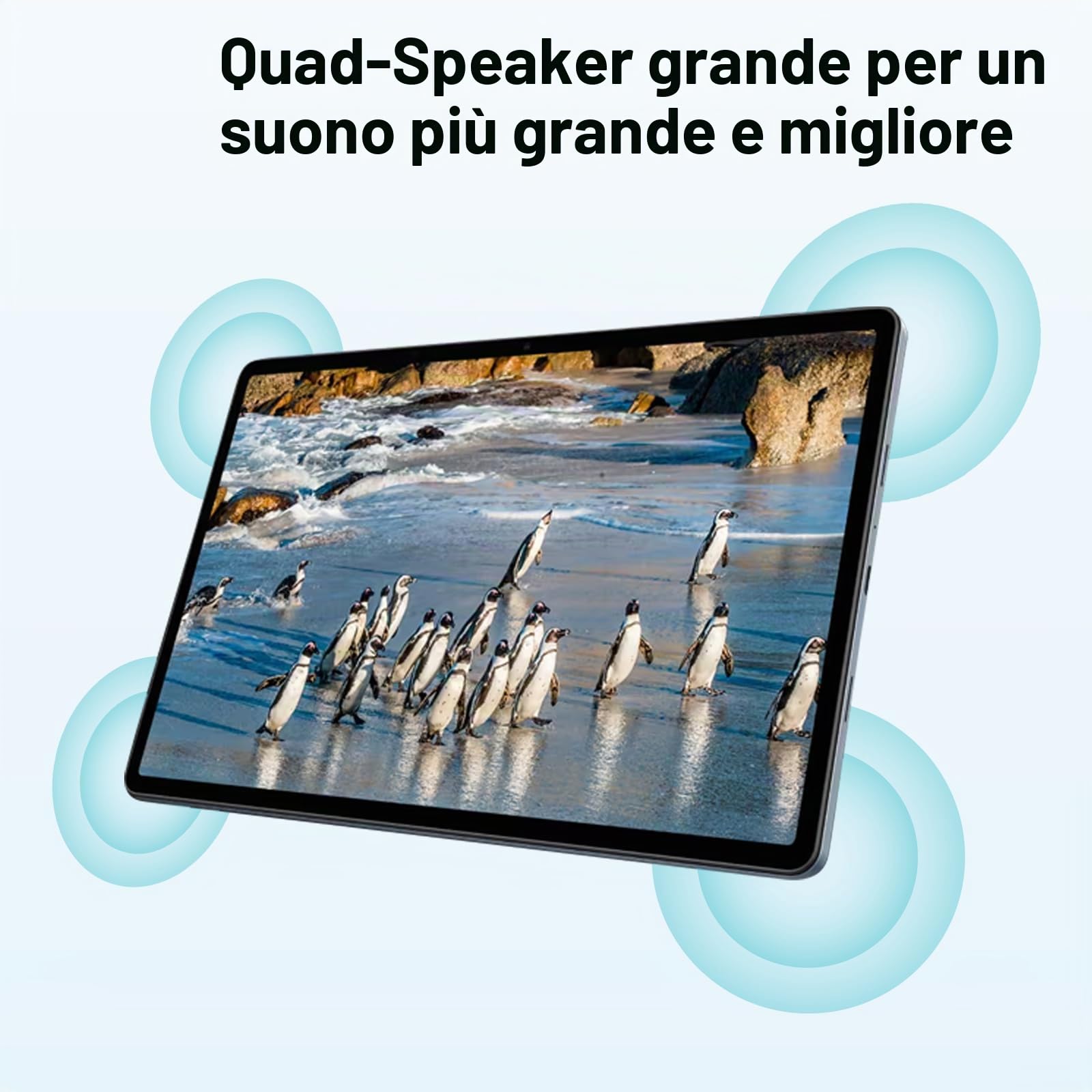 OPPO Pad SE Tablet Android 15, Schermo LCD 11" FHD 90Hz, Tablet WiFi da Gioco 4GB RAM 128GB ROM, Batteria Grande 9340mAh Ricarica SUPERVOOC 33W, Fotocamera 5MP, 4 Altoparlanti, Blu