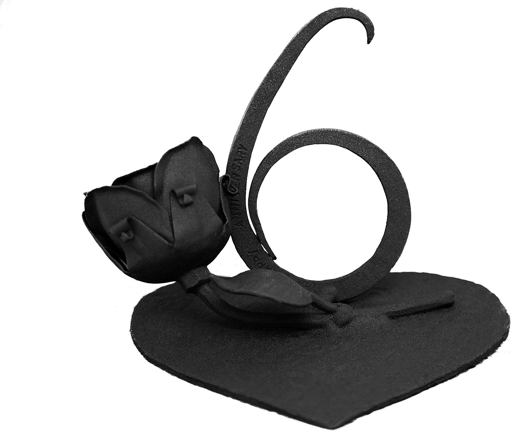6 Year Anniversary Handcrafted Iron Rose Masterpiece | Iron Year Anniversary Six Year Anniversary Tribute Gift | Perfect 6 Year or 6 Year Wedding Gift | Beautiful Hand Forged Wrought