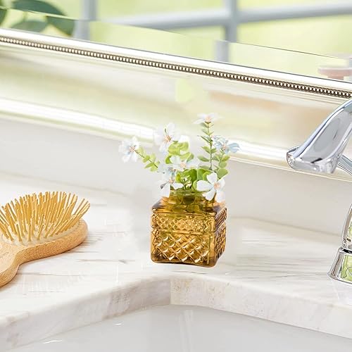 Miniatura 7 de Recipiente de almacenamiento de vidrio con tapas herméticas, tarro de caramelo de 20.3 onzas para café molido, bolsa de té, aperitivos, tarros de