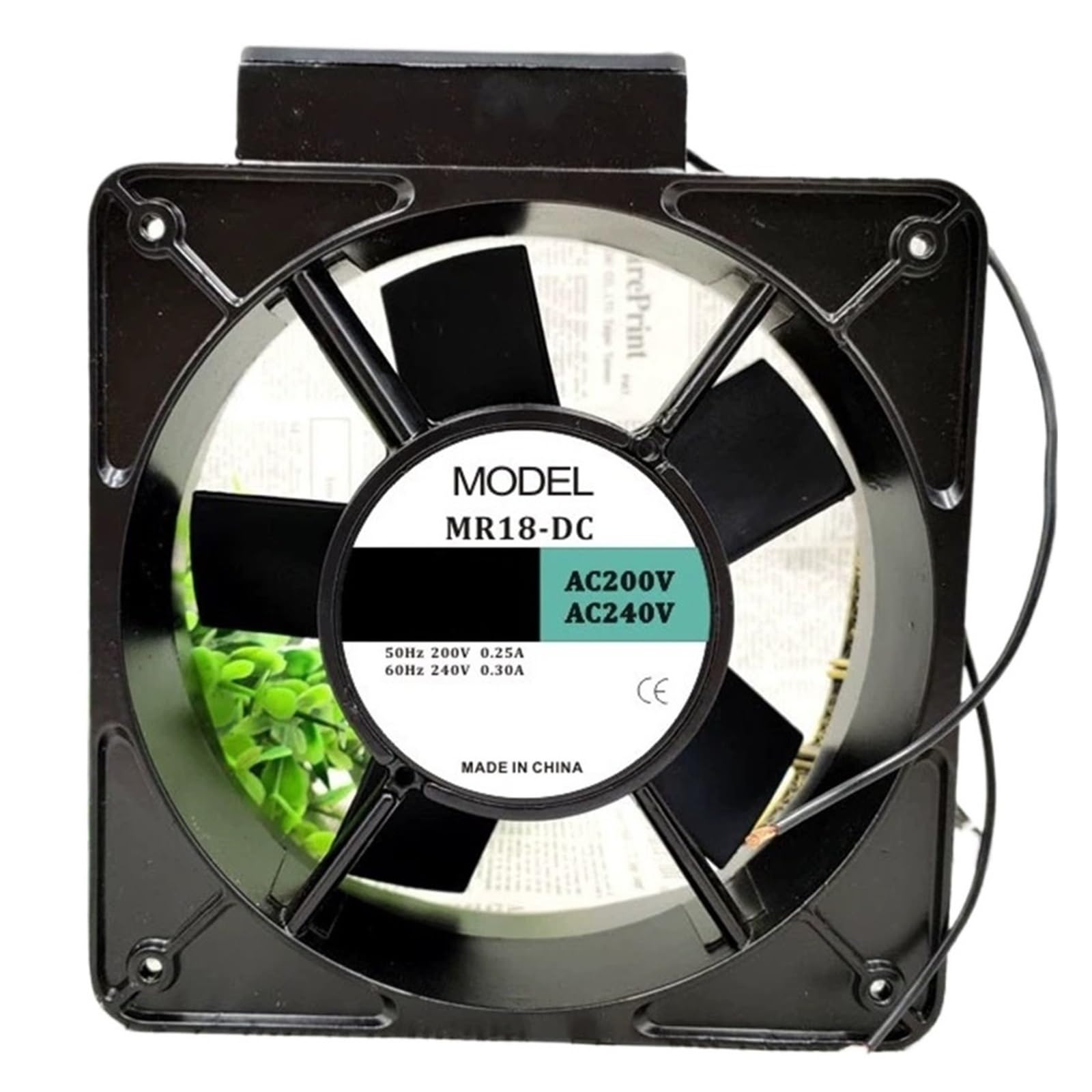 LZIKKGKI 180 * 180 * 65MM AC200V 52W MR18-DC 180mm Cooling Fan