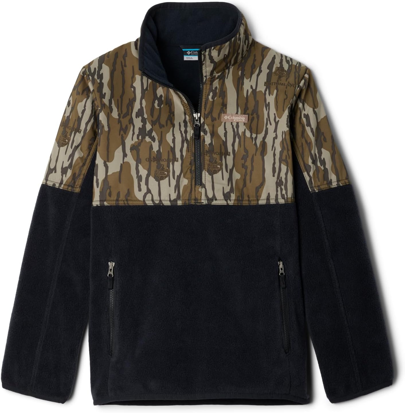 Columbia Boys Phg Overlay Half Zip Fleece