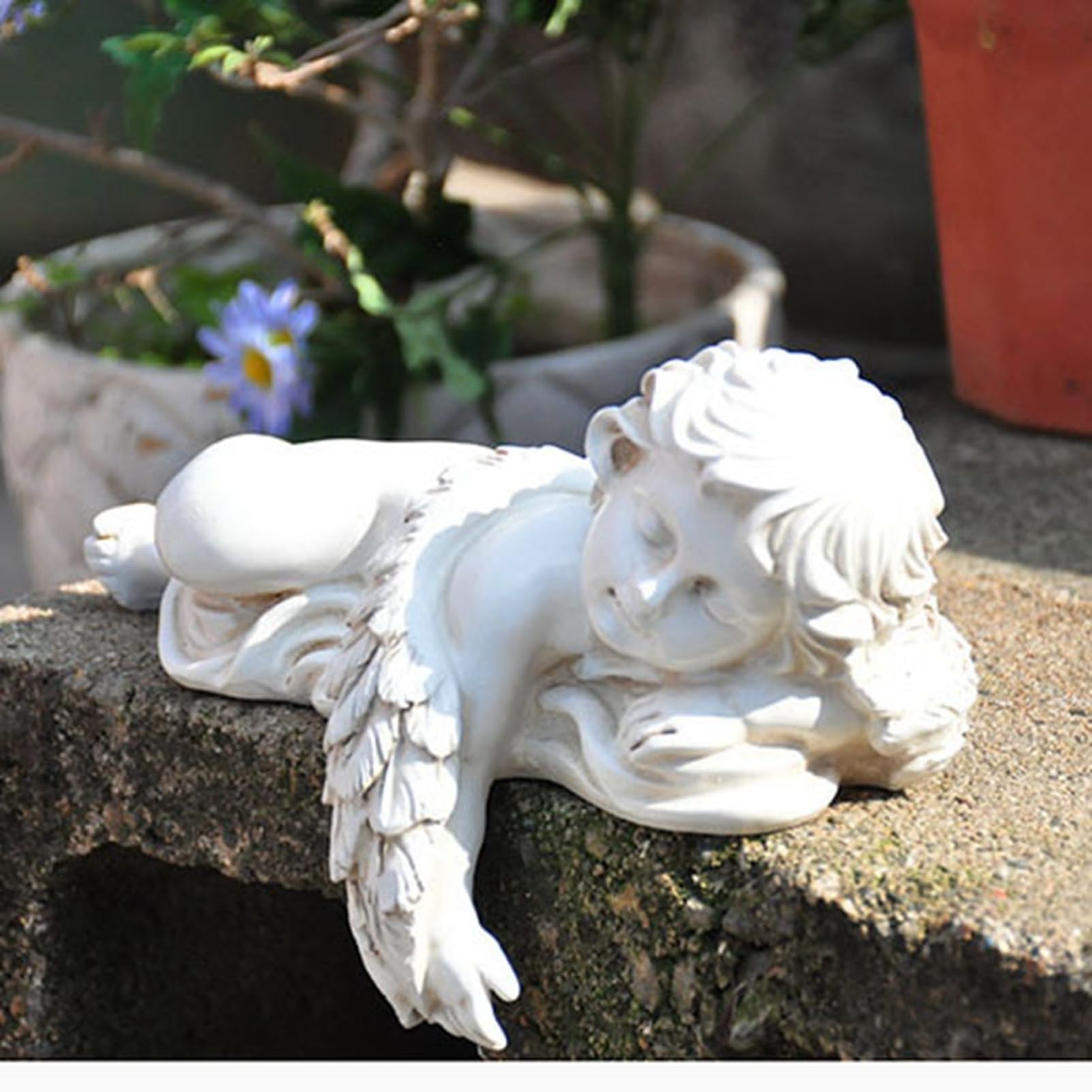 Amazon.co.jp: ガーデニング 天使 エンジェル ガーデンオブジェ 置き物