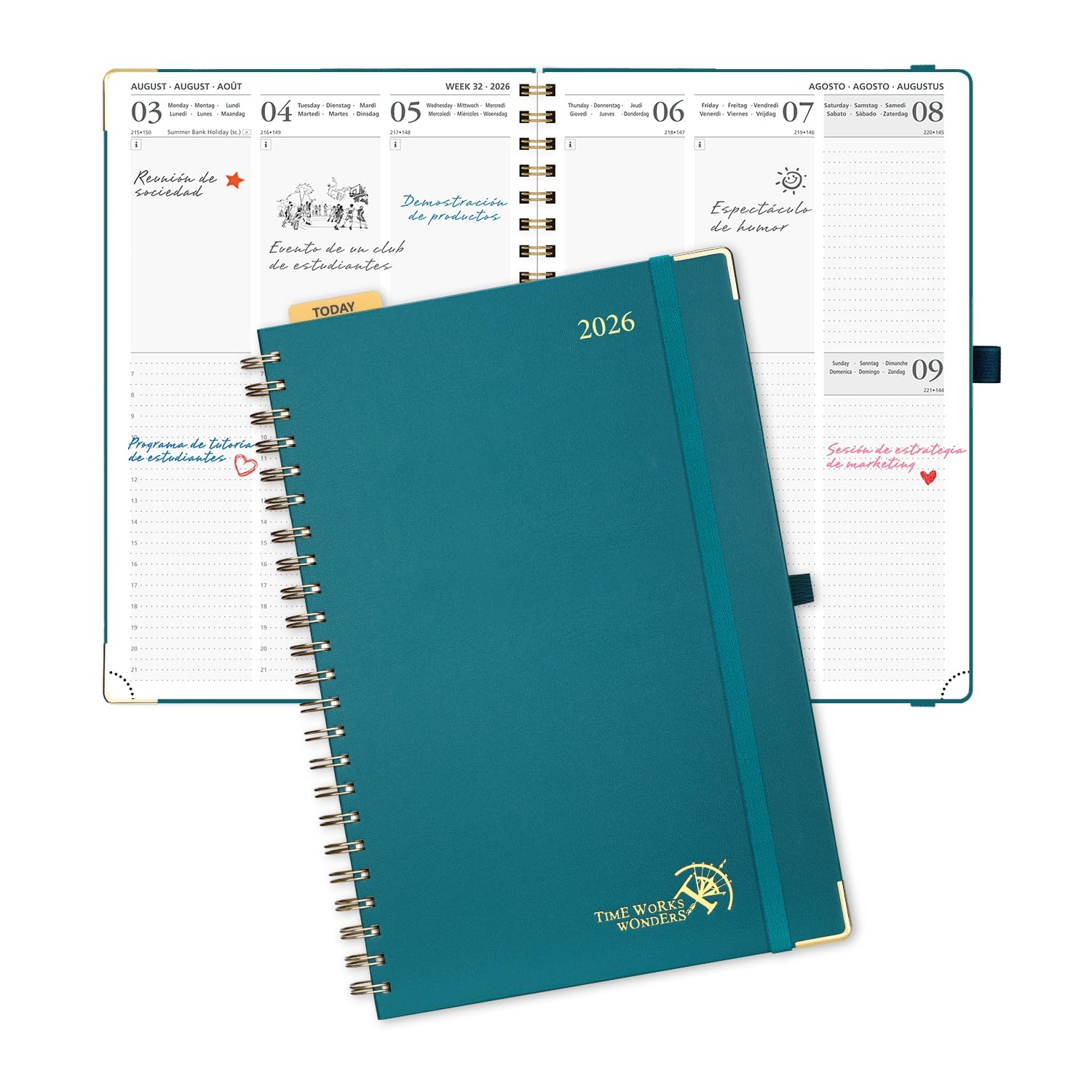 Agenda 2026 - Planificador, tapa dura Agenda 2026 - Planificador, tapa dura