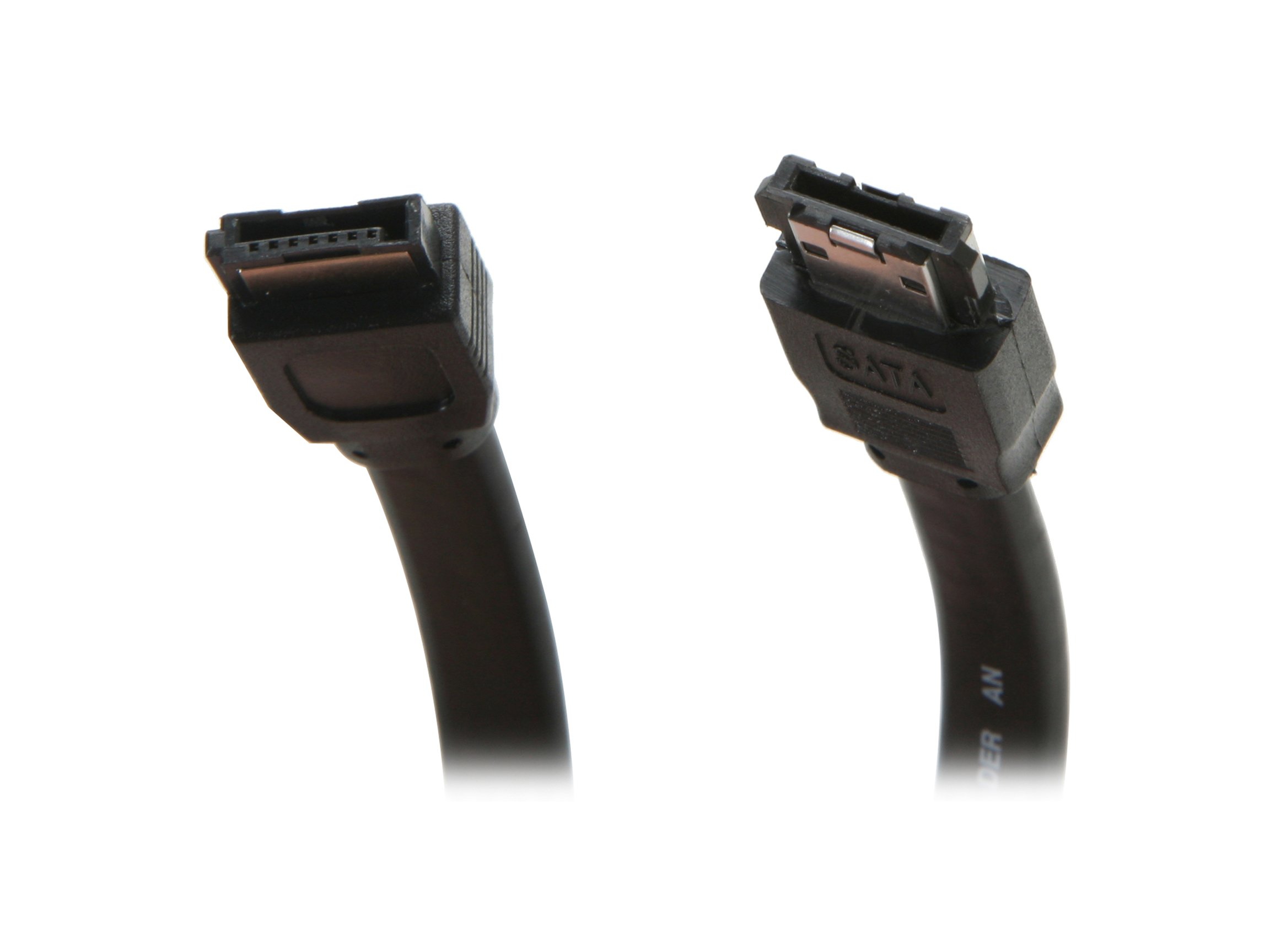 Rosewill 3.28-Feet eSATA to SATA Flat Cable, Black (RC-3.28-SATA-MM-BK)