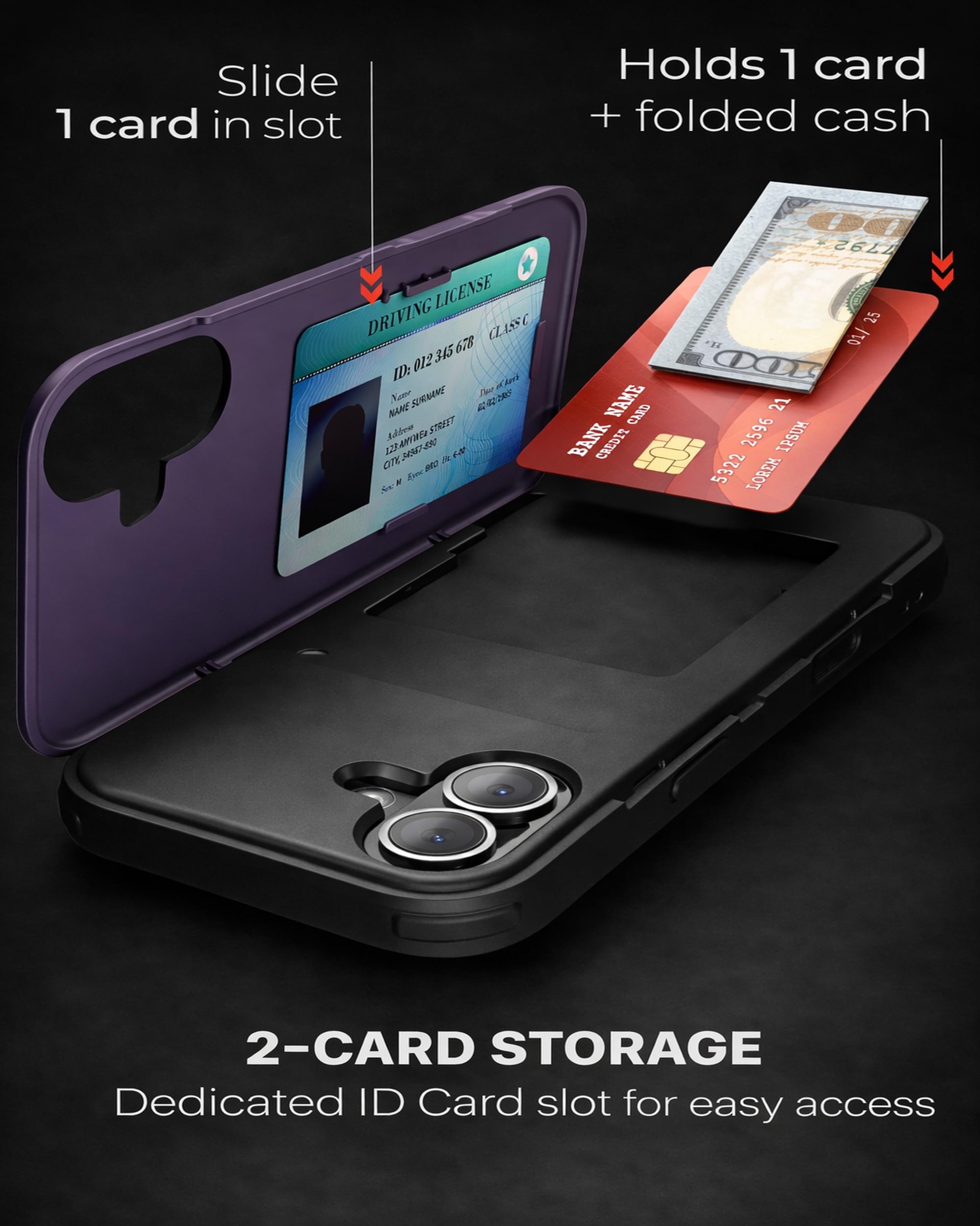 Amazon.co.jp: TORU CX SLIM iPhone 17用ケース | スリムウォレット