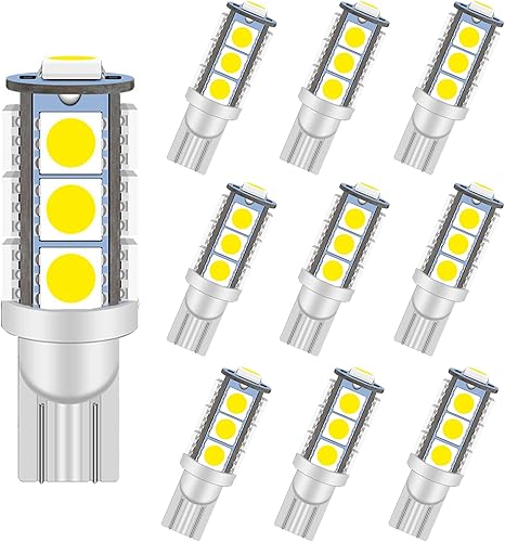 Vista 14 de GRV T10 921 194 13-5050 SMD - Lámpara de bombilla en cuña LED súper brillante, CD 12V Blanco fresco
