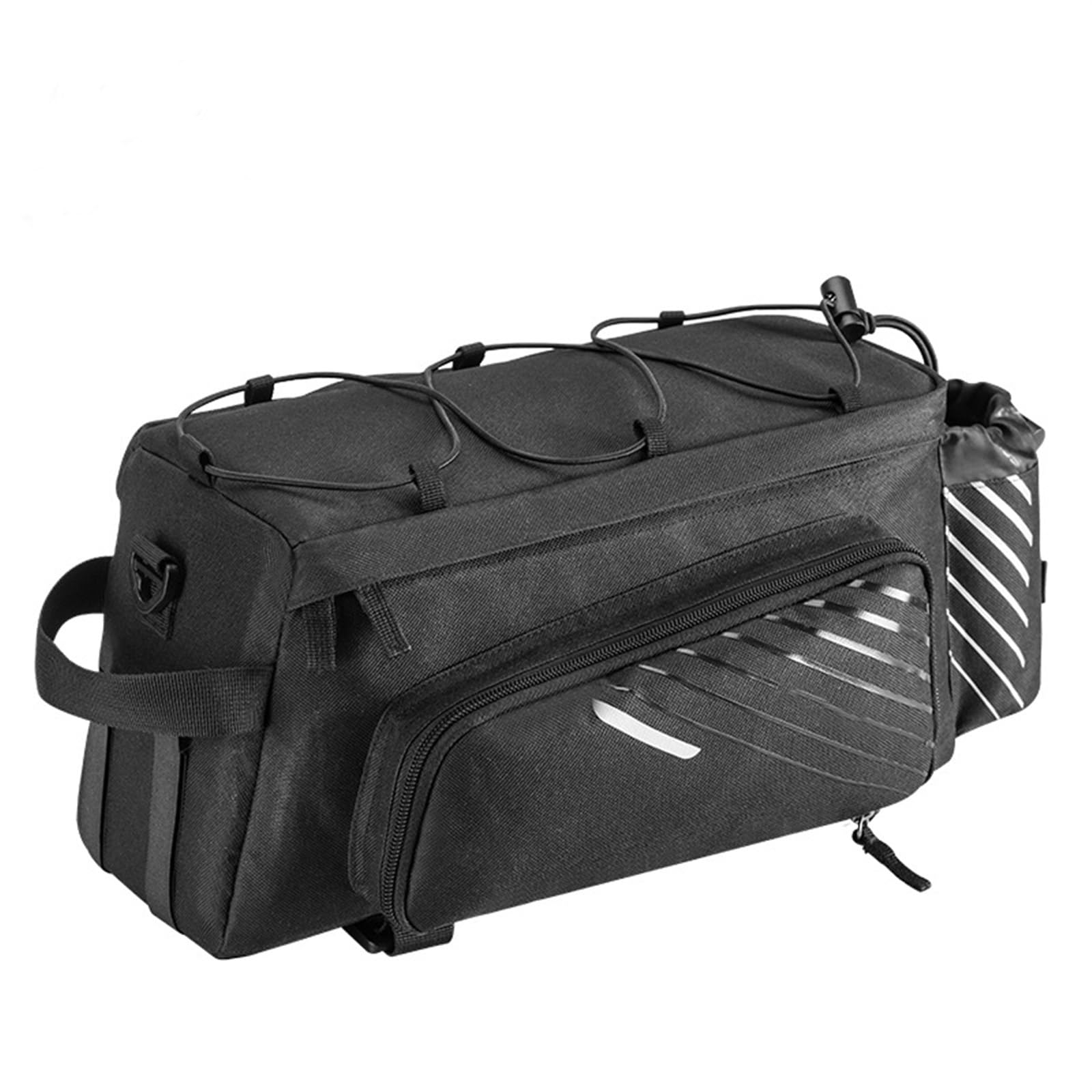 THE WHITE SHOP Bike/Bicycle Rack Bag for Trunk, Rear, Panniers, Bike Basket Storage Luggage Saddle Shoulder Bag Maximum Capacity