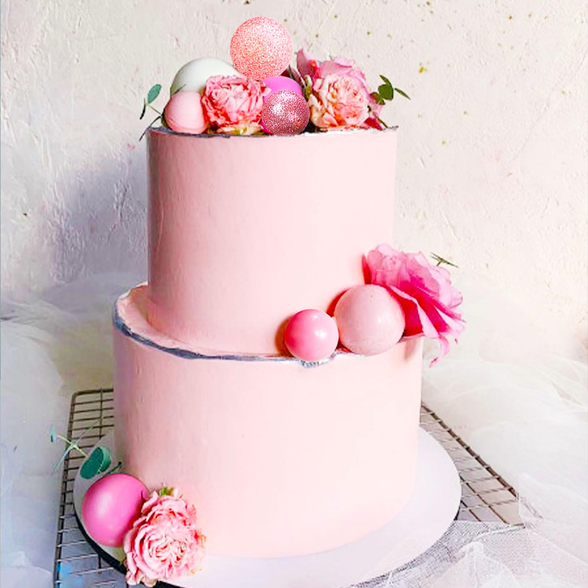 Roaring Good Time decorazione torta viola lavanda palline viola cake topper baby shower decorazione torta per matrimonio doccia compleanno