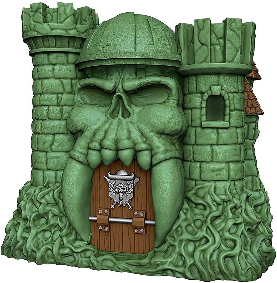Castle Grayskull, Castle Skeleton Pendant Hanging Ornament for Halloween Christmas Decoration