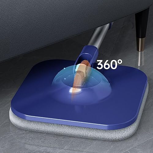 Miniatura 5 de Spin Mop and Bucket Set, Pp and Stainless-Steel Materials, Household Cleaning Mop with Bucket, Floor Cleaning Dustmop, Hygienic Wash, for Kitchen,