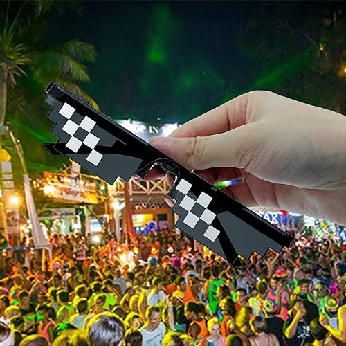 Miniatura 6 de Anteojos de sol pixelados para fiesta Thug Life