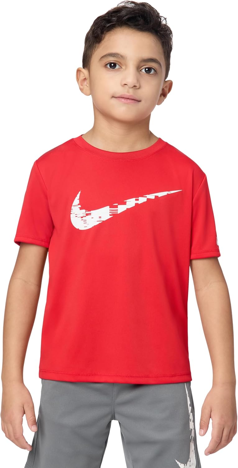 Nike Kids' Trophy23 Dri-FIT Short-Sleeve Top (Large Swoosh Logo)