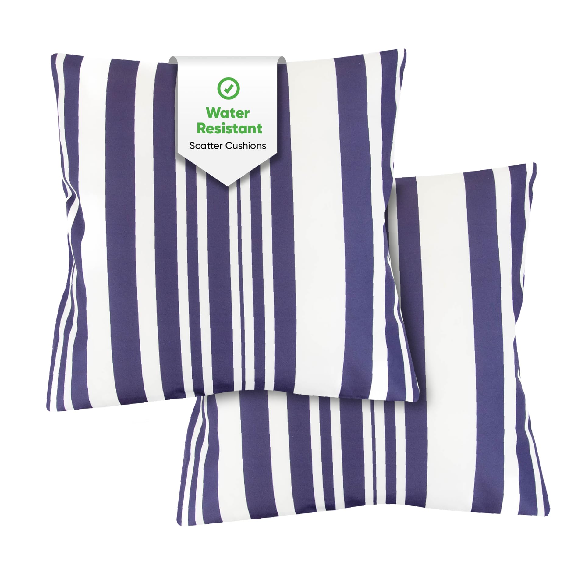 Streetwize Outdoor Scatter Cushions 45cm Blue Stripe
