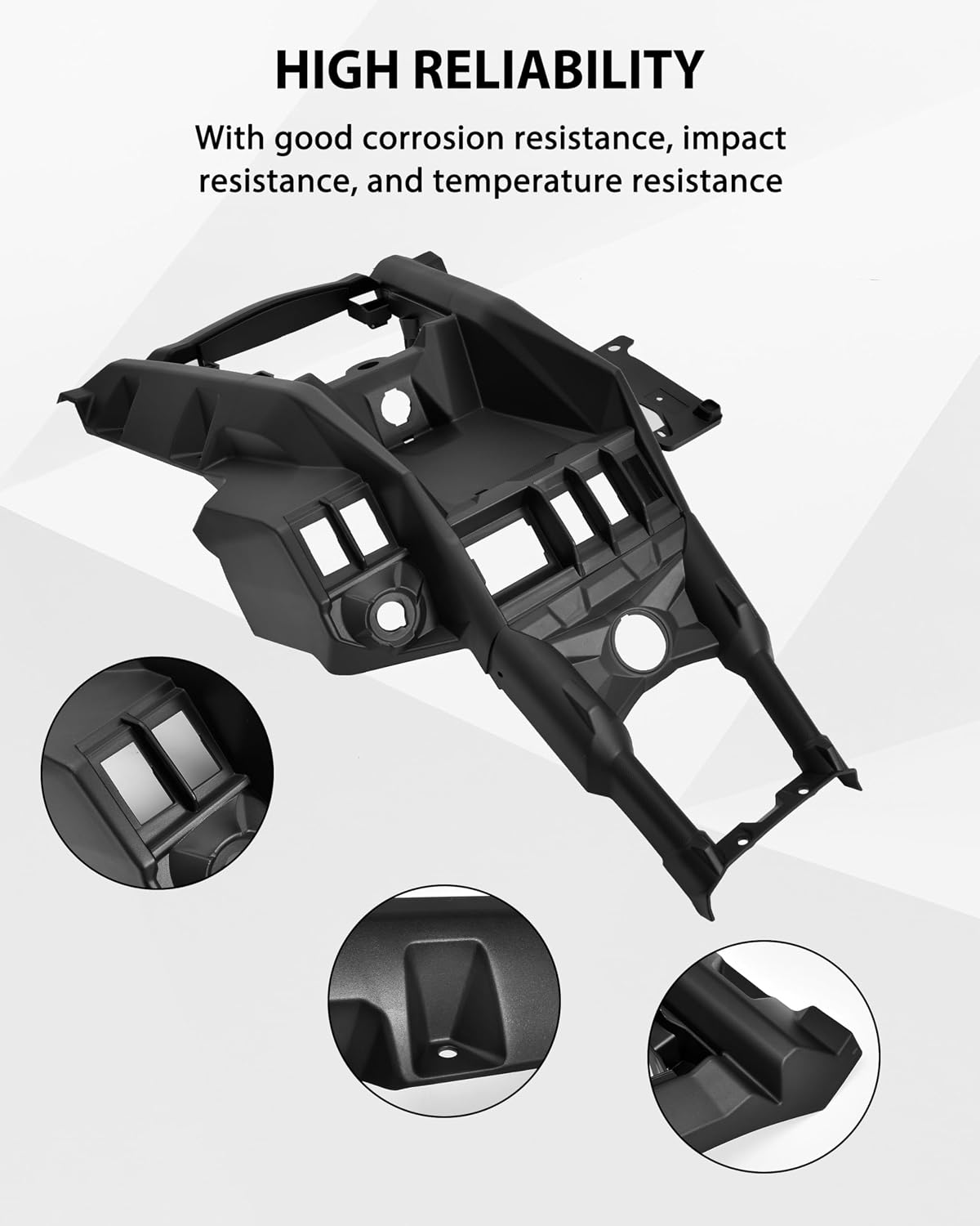 SAUTVS Black Central Dashboard Control Panel Kit for Can-Am Maverick X3 XDS XRS MAX Turbo RR 2017-2026 Accessories; Replaces OEM #703501035