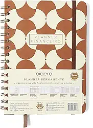 PLANNER PERMANENTE WIRE-O BOSSA NOVA FINANCEIRO A5 BOEMIA CARAMELO