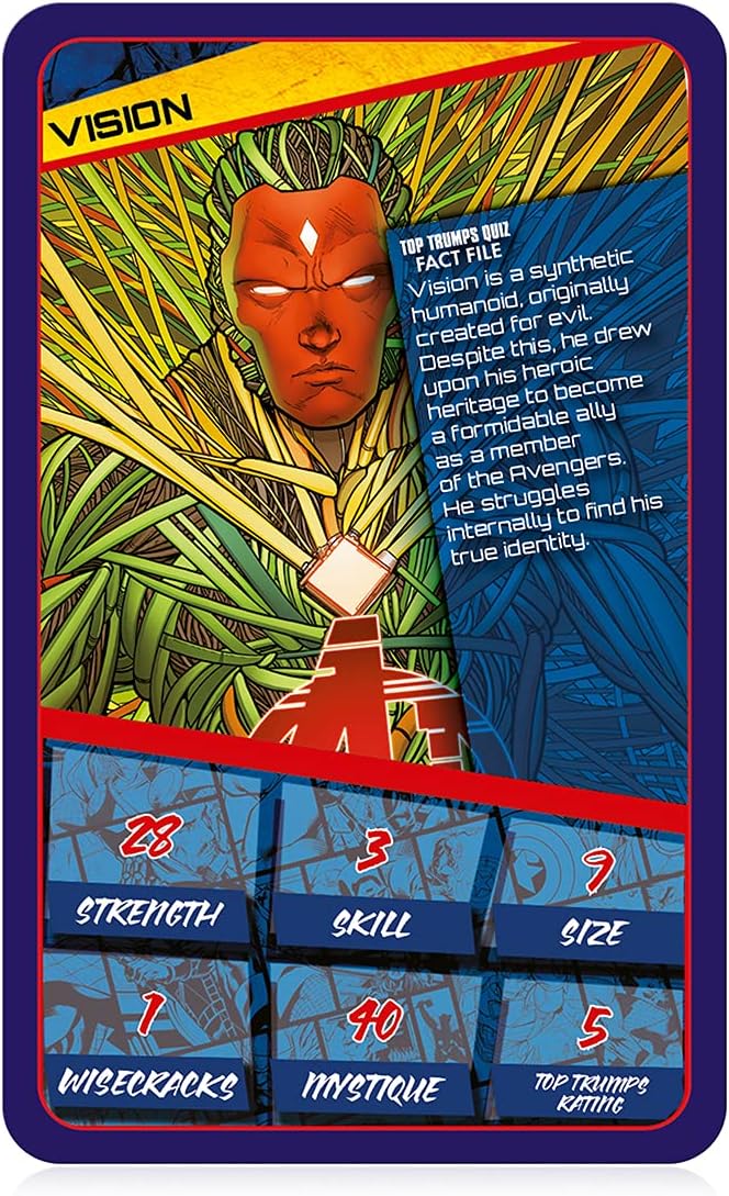 Top Trumps Marvel Universe Specials Card Game, Play with Heroes from Guardians of The Galaxy, The Avengers, and Villains Like Thanos and Carnage, Gift and Toy for Boys and Girls Aged 6 Plus