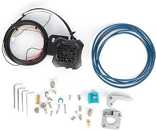 Full Extruder Assembled Kit Set PTFE Tube 0.4mm Brass Nozzle DC24V for Ender-3 V2 Full Extruder Assembled Kit Extruder Nozzle 3D Printer