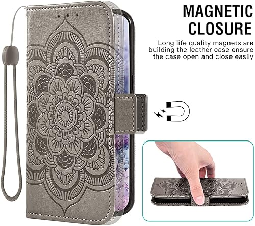 Miniatura 5 de Asuwish Funda de teléfono para Xiaomi Redmi Note 11S11 4G Wallet Cover con protector de pantalla de vidrio templado y soporte de tarjeta de crédito