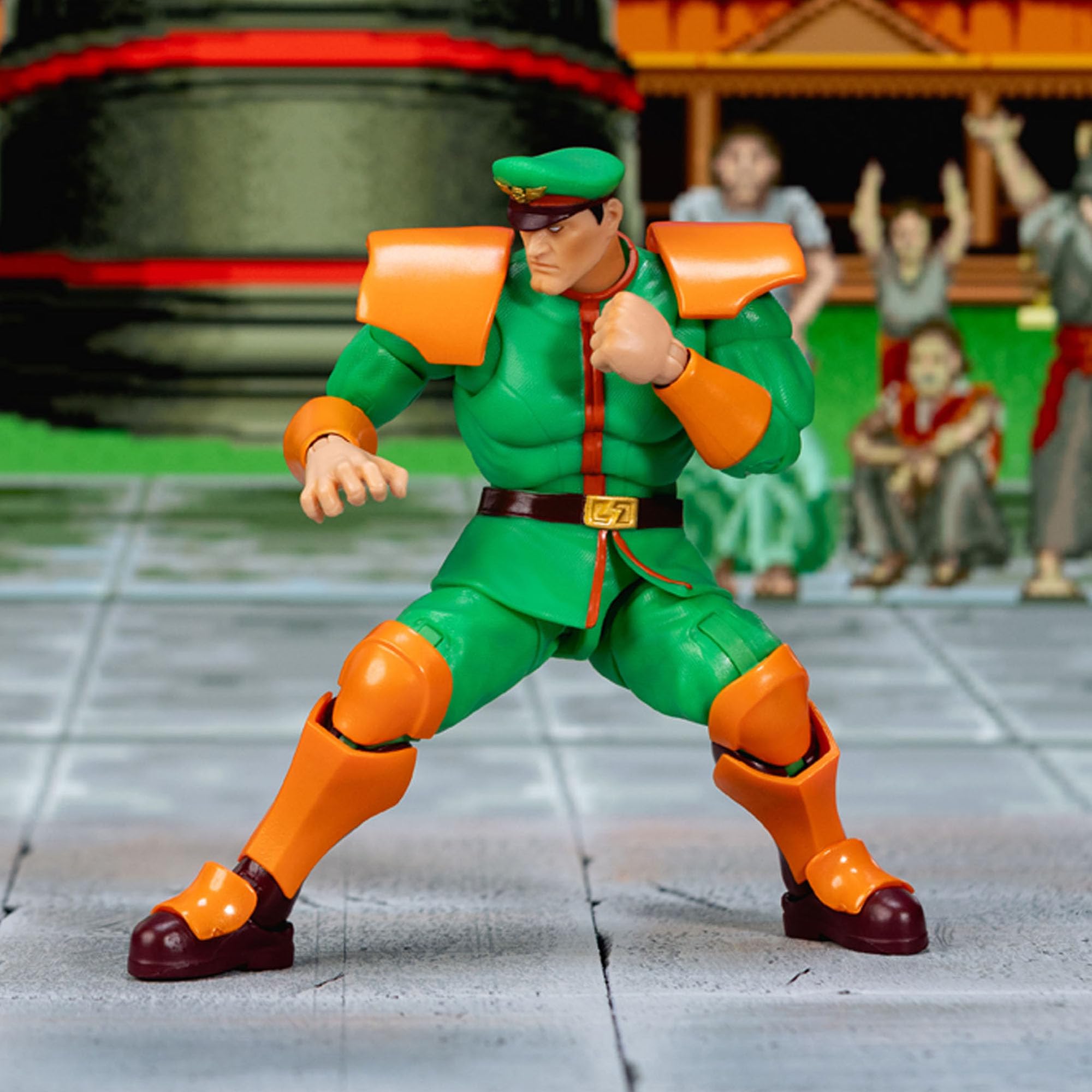 Jada Street Fighter II Bison Player 2 Deluxe, Limited Edition Next Level, Maßstab 1:12, 17 cm, austauschbares Zubehör, offizielles Lizenzprodukt (9336691314R00)