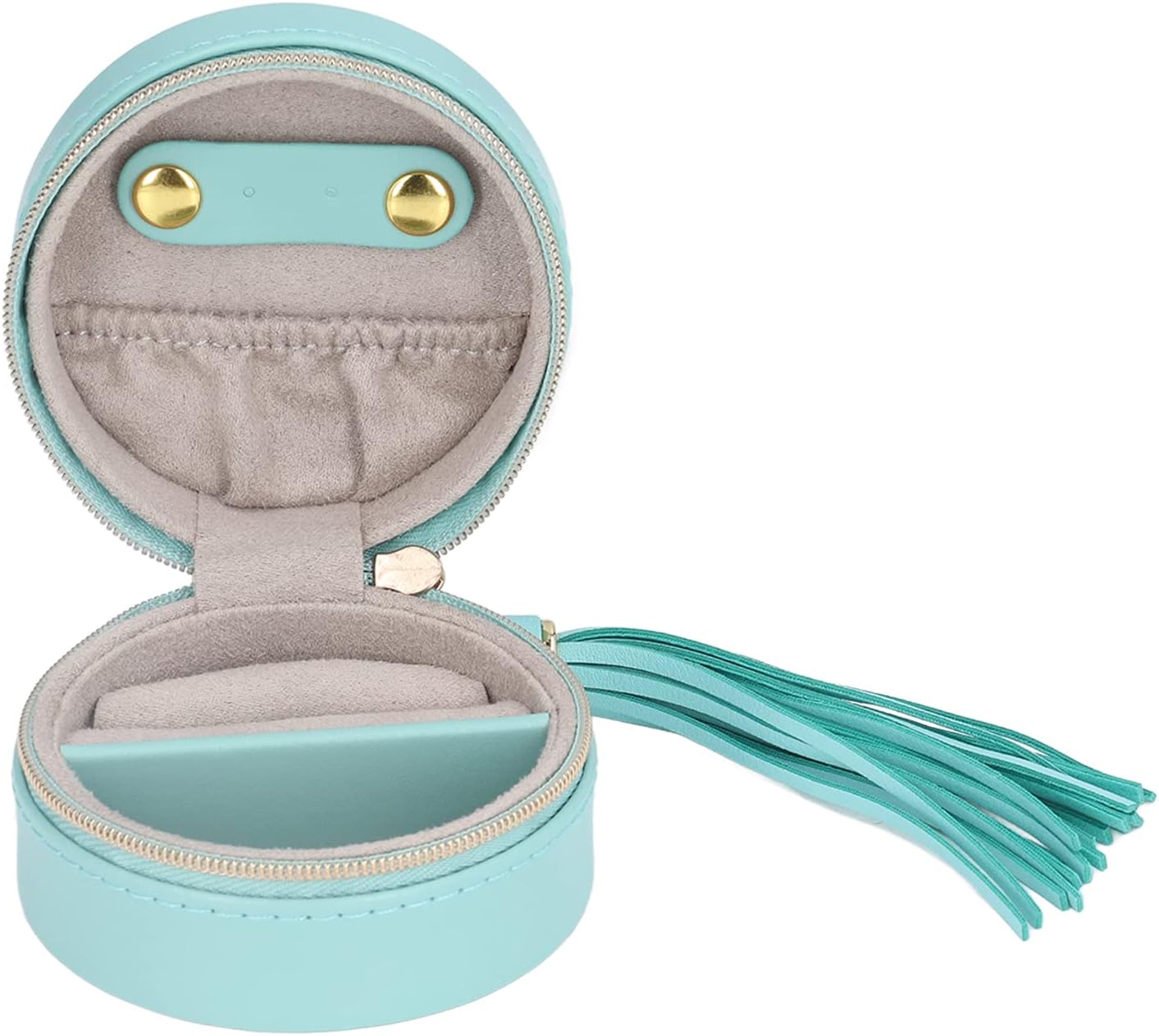 Amazon.com: Kuuleyn Portable Jewelry Box, Small Jewelry Case, Travel ...
