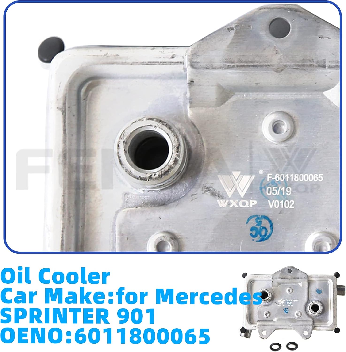 Car Oil Cooler Oil Radiator for Mercedes Sprinter W901 W902 W903 W904 6011800065 A6011800065 601180006581