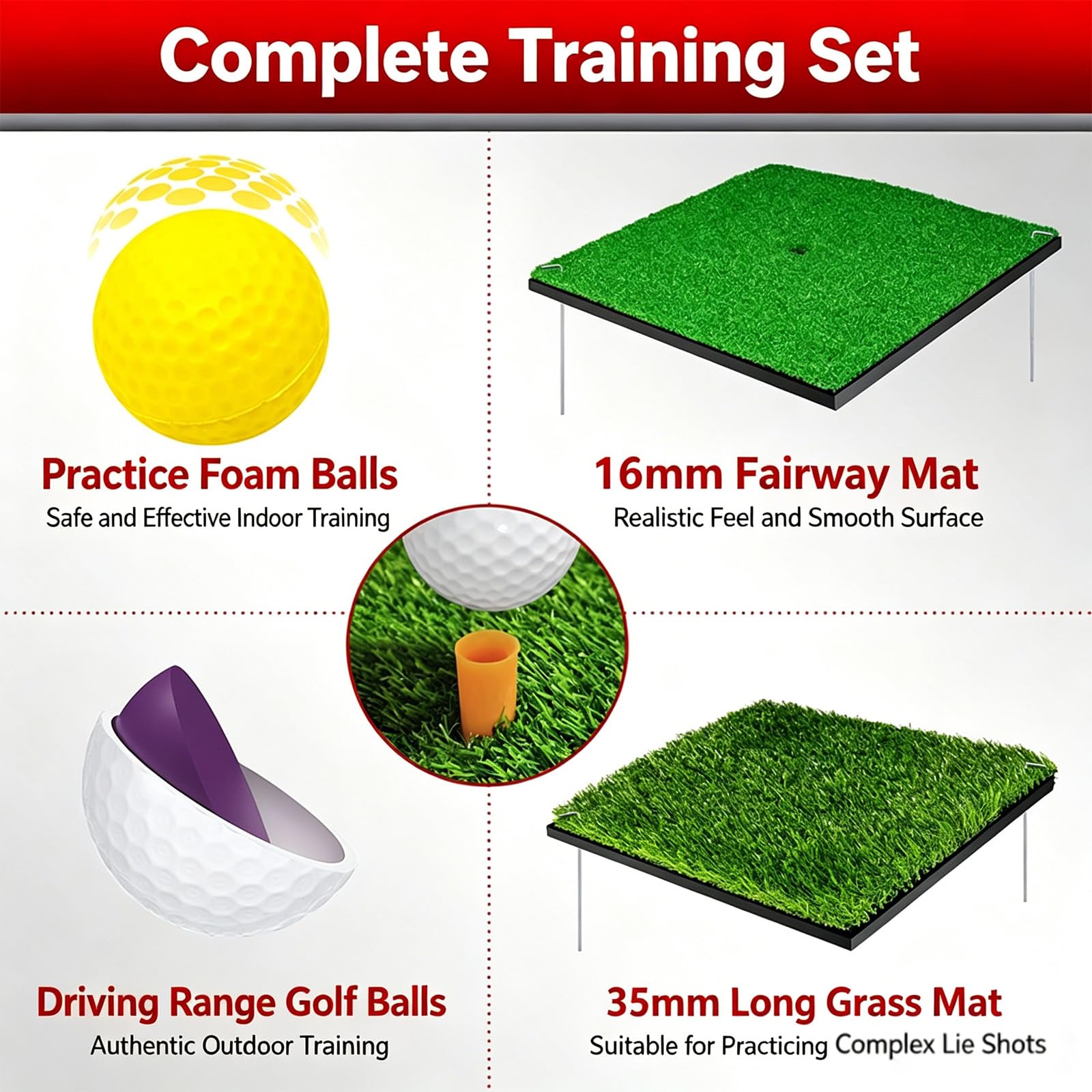 Red de entrenamiento de golf de configuración rápida para ejercicios de juego corto y diversión en el patio trasero, red de práctica de golf