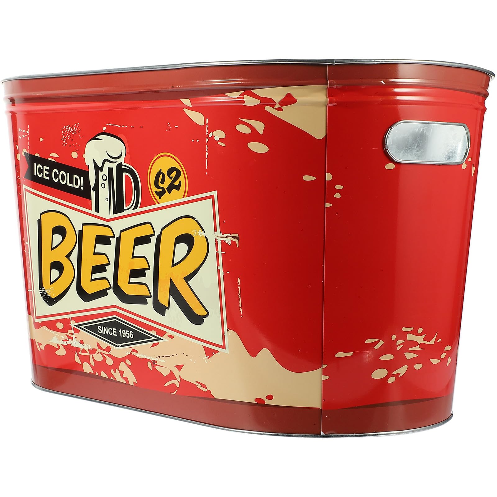 Seau à vin portable en fer idéal pour le camping et vos soirées barbecue