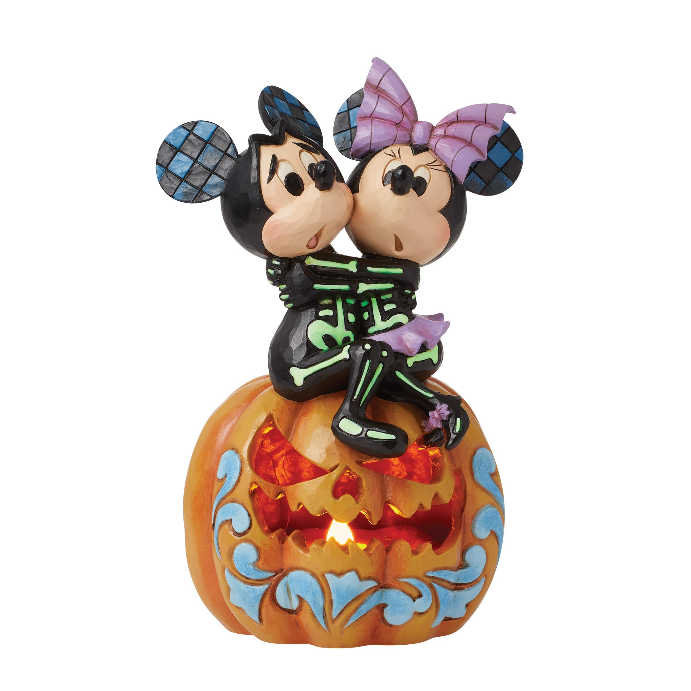 Disney Traditions Figurine LED Mickey et Minnie