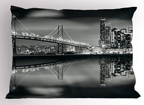 Miniatura 6 de Ambesonne Earth - Juego de 2 fundas de almohada con diseño de geografía de los continentes realistas de Globe of Planet Tierra, artículo de ropa