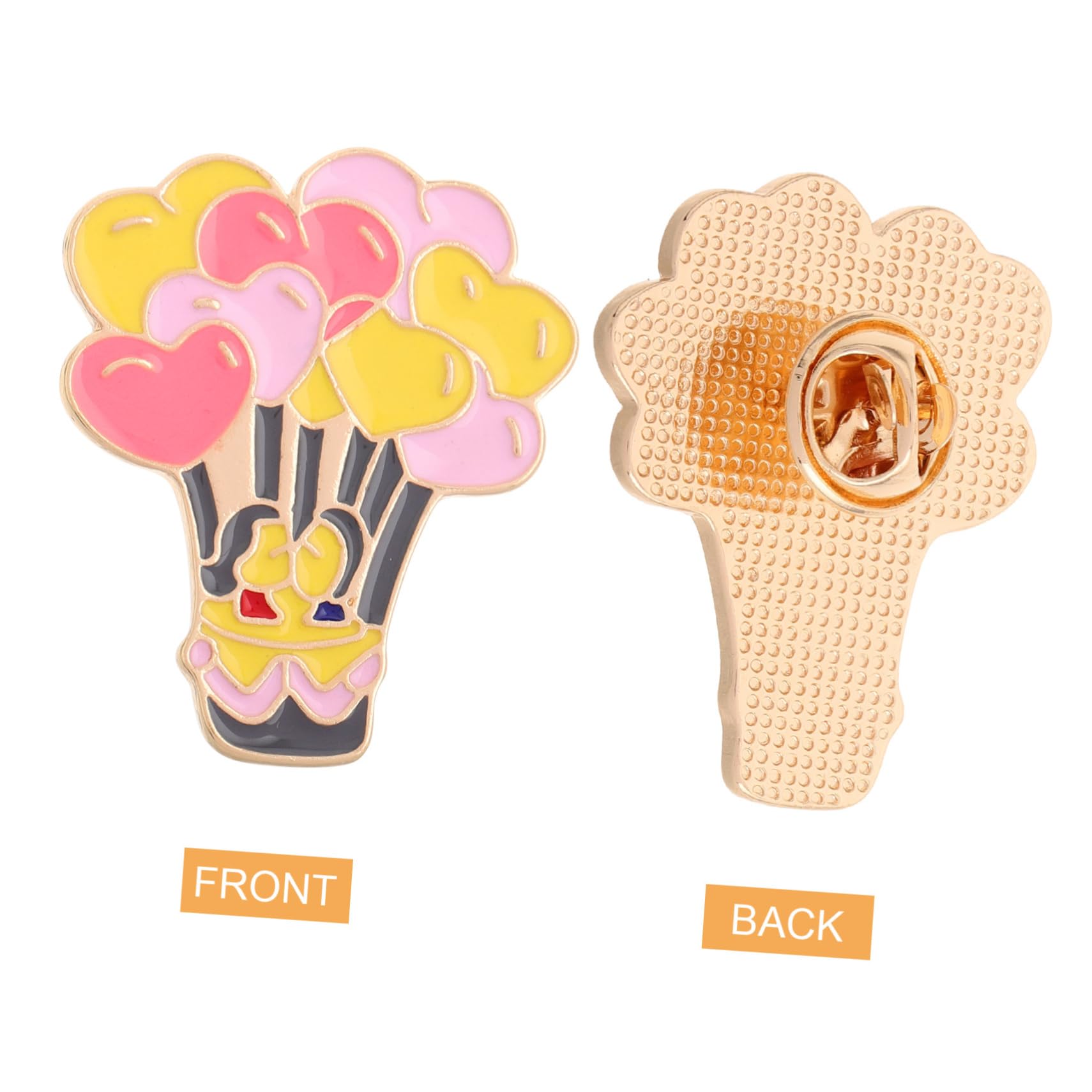 Broche con Forma de corazón de aleación con Forma de Globo aerostático para Mujer, Elegante, para Solapa, Bonito Accesorio para San Valentín