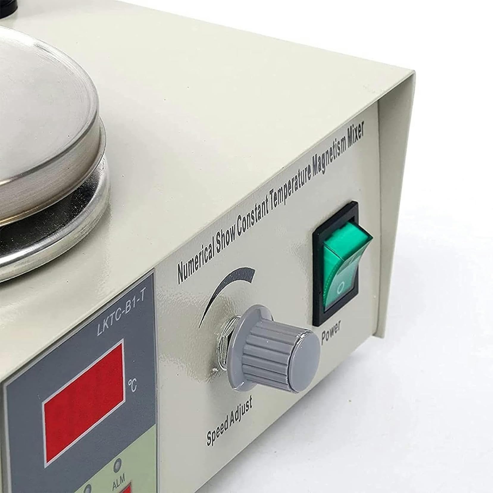 Laboratoryjne mieszadło magnetyczne, mieszadło magnetyczne z ogrzewaniem, 0-2200 obr./min, ciągła kontrola prędkości do badań, pojemność 1000 ml, idealny do eksperymentów laboratoryjnych