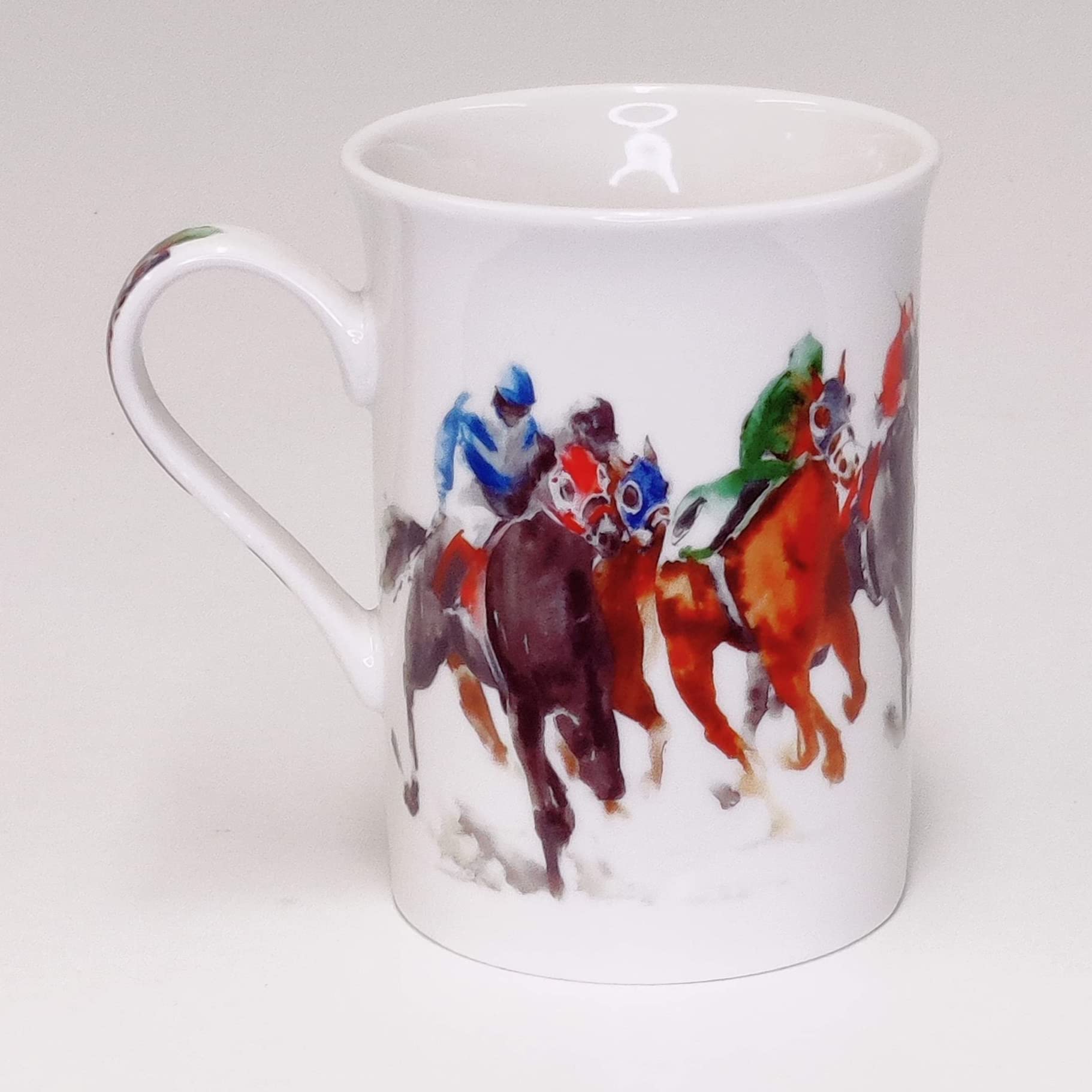 Leonardo Collection Fine China Mug (Horse Racing), Small - Image 2