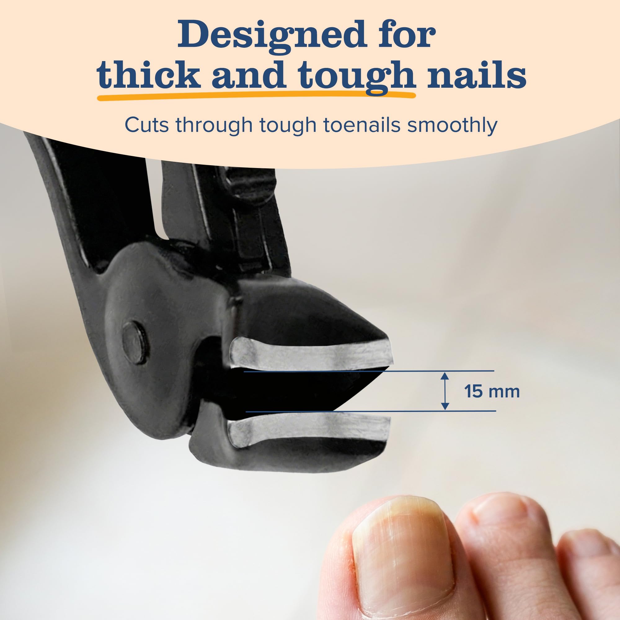 EZPIK Senior Toenail Clippers - Arthritis Relief -3