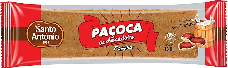 SANTO ANTONIO ALIMENTOS PACOCA DE AMENDOIM AO LEITE BARRA 120G