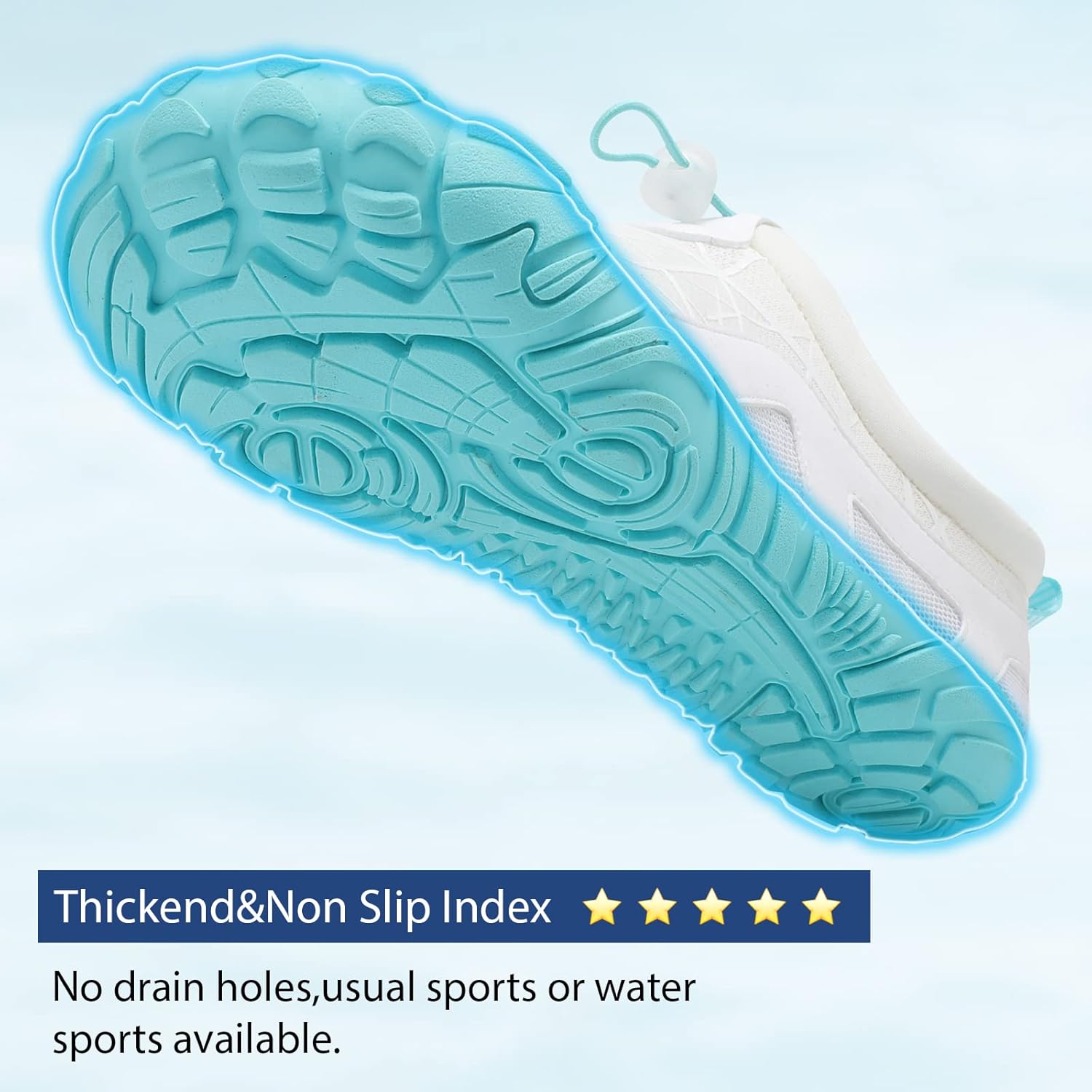 Miniatura 5 de Spesoul Zapatos de agua para mujer y hombre, para natación, playa, secado rápido, para piscina, senderismo, entrenamiento, deportes acuáticos al