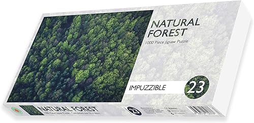 Miniatura 4 de Rompecabezas de 1000 piezas Impossible Impuzzibles Bosque Natural Forest Woodlands para adultos 10.2 in x 19.7 in, rompecabezas duros,