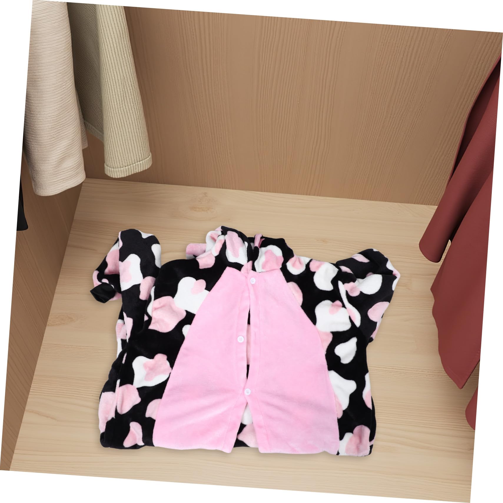 GALPADA Pijama Enterizo de Vaca Lechera para Adultos Ropa de Dormir de Animales de Dibujos Animados Disfraz de Halloween para Mujeres y Hombres XL