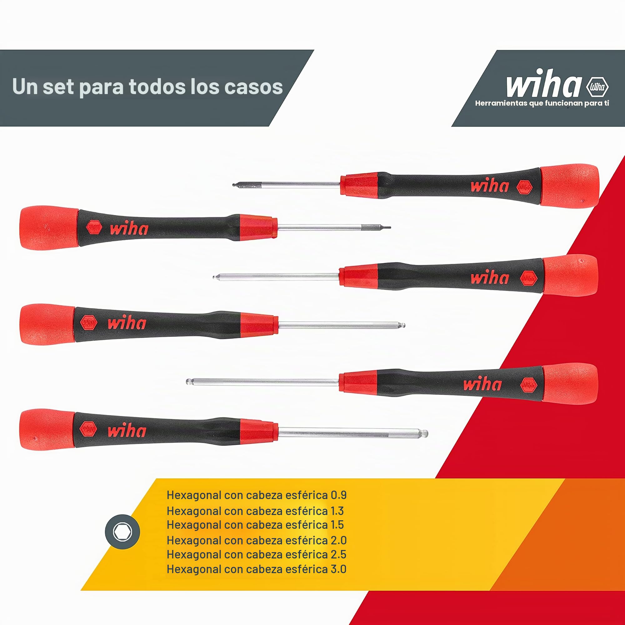 Wiha - Destornillador de precisión PicoFinish - 264PK601 PicoFinish