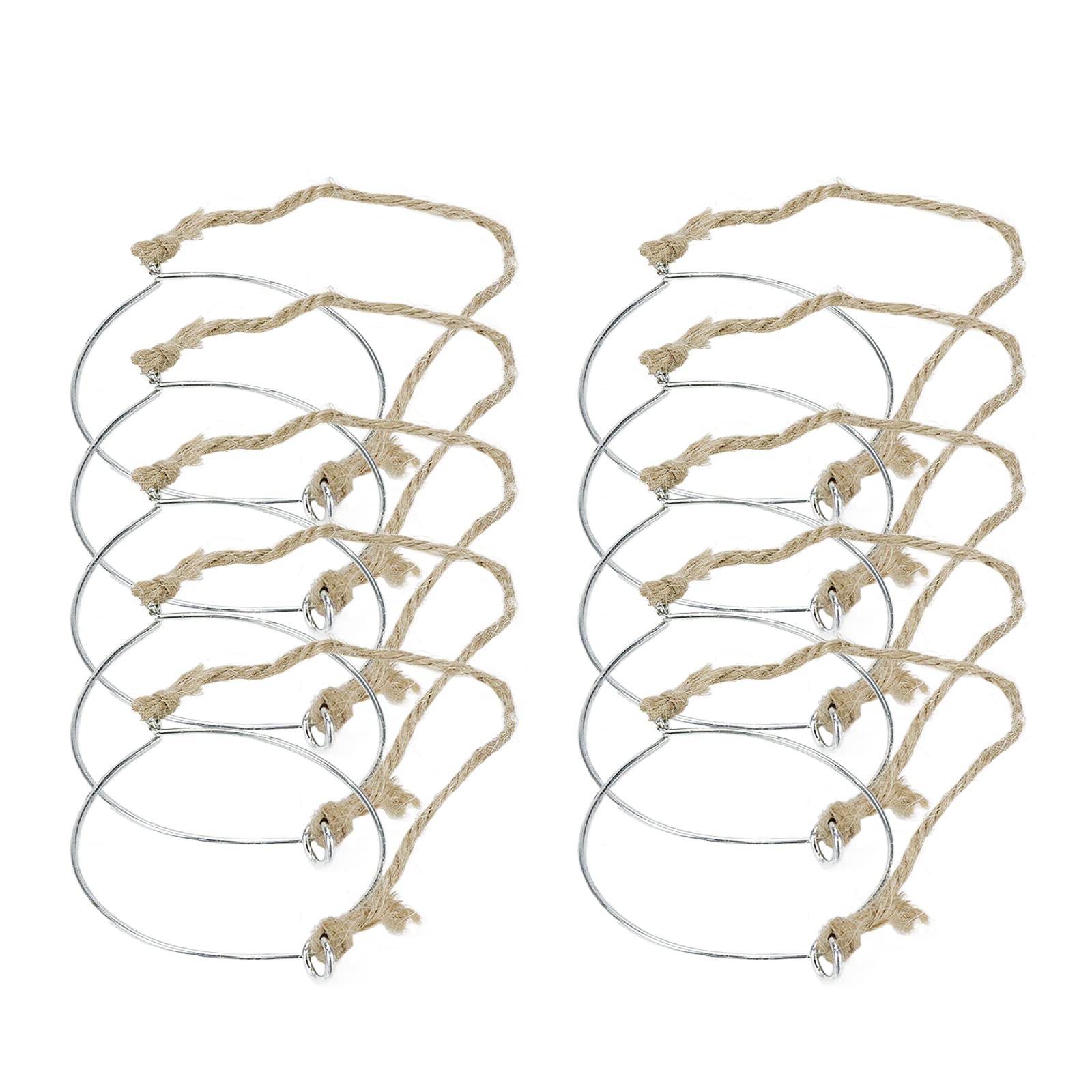 Snapklik.com : Meprotal 10 Pack Stainless Steel Wire Handles Mason Jar ...