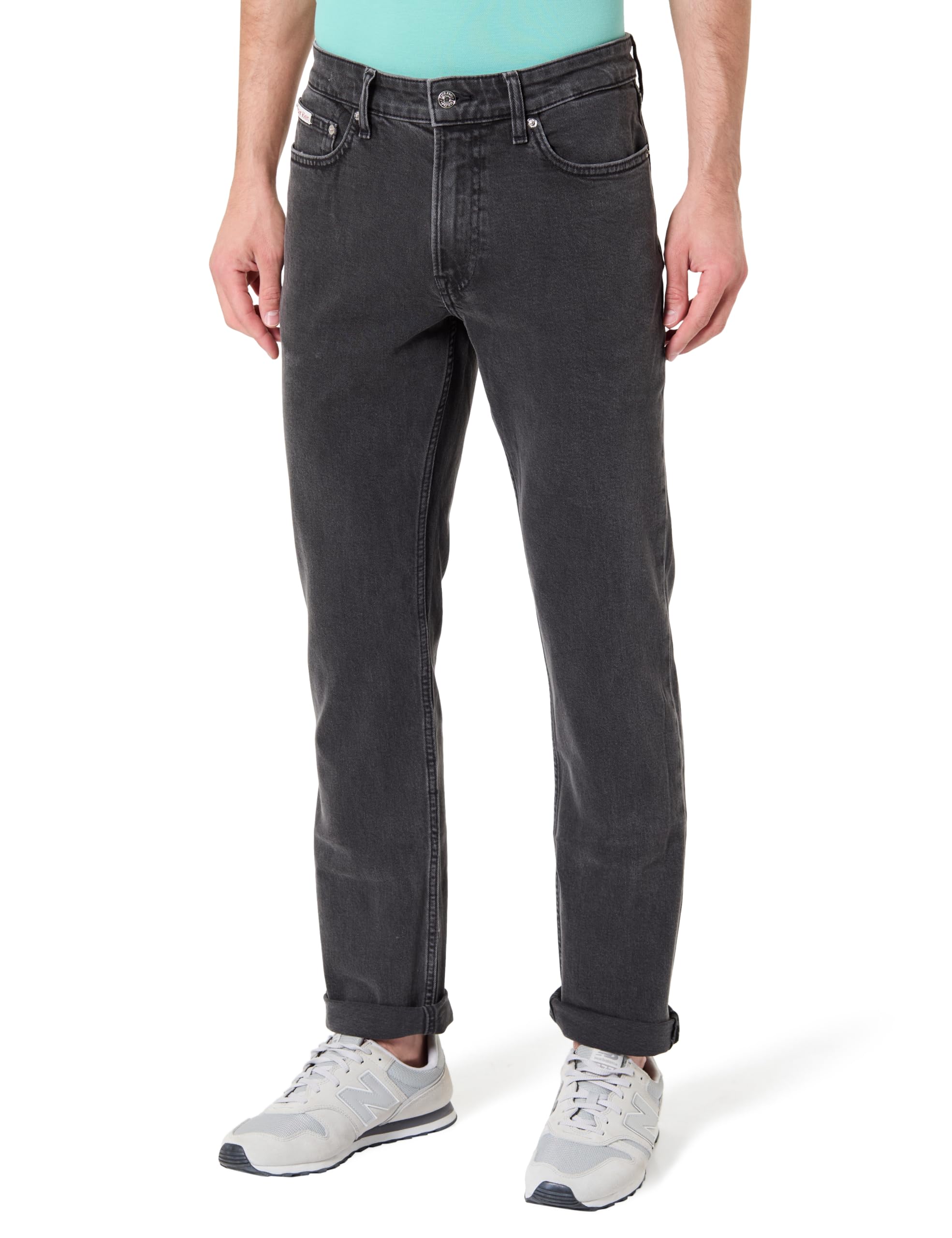 Calvin Klein Herren Jeans Slim Ck Essential Black Jean Lv04rf758g