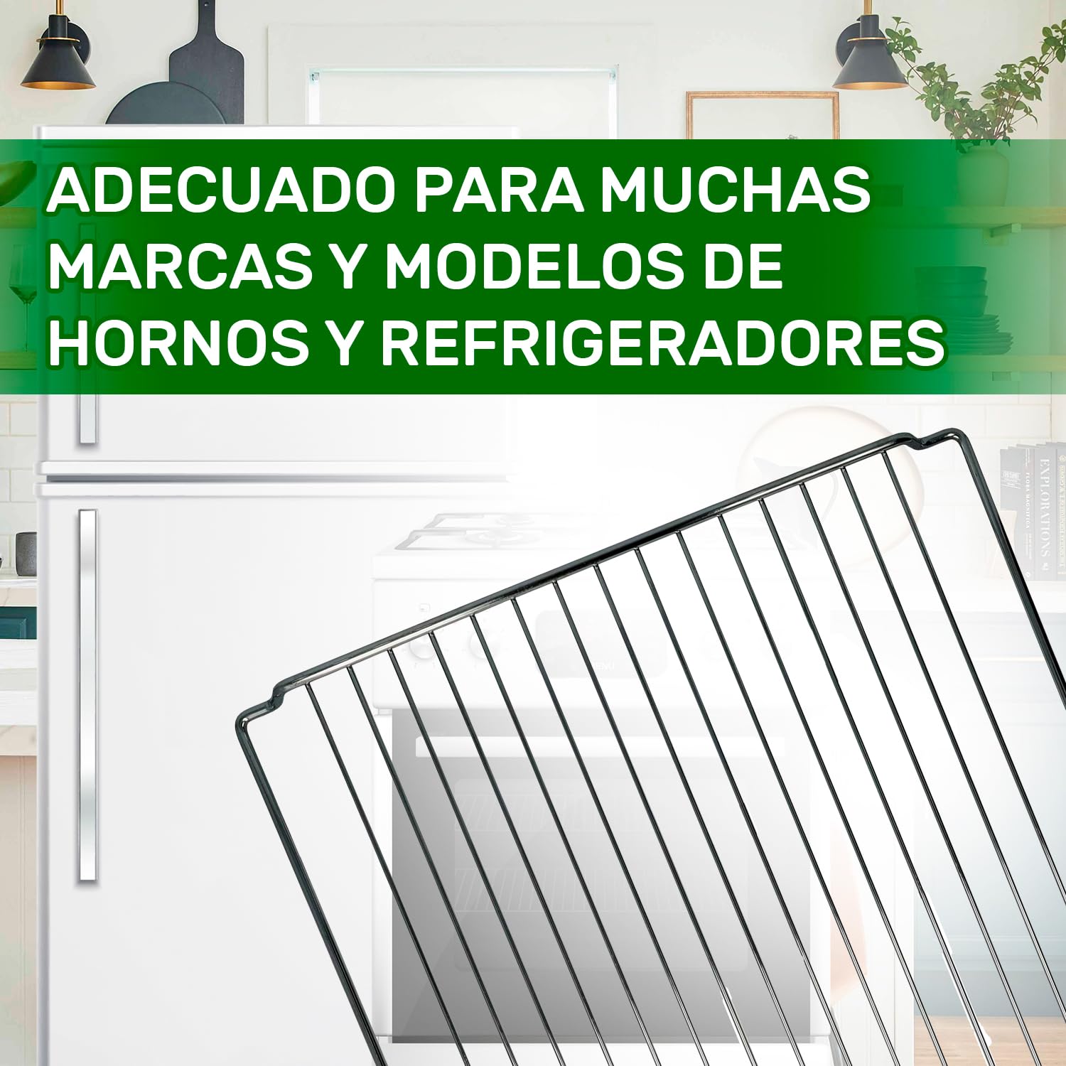 Ajustable Rejilla Horno Universal o Frigorífico 370-650 x 310mm - ONIX TECH