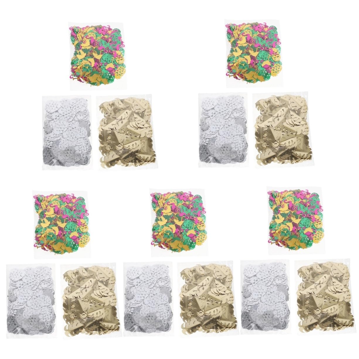 STOBAZA 15confezioni Confetti Tropicale Hawaiano Per Decorazioni Feste Compleanno e Shower Facile Da Usare Leggero e Sicuro Per Eventi Estivi e Matrimonio